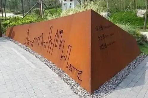 华安耐候钢挡土墙